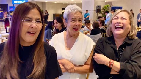 AMY AUSTRIA, CHARO SANTOS & GINA ALAJAR .